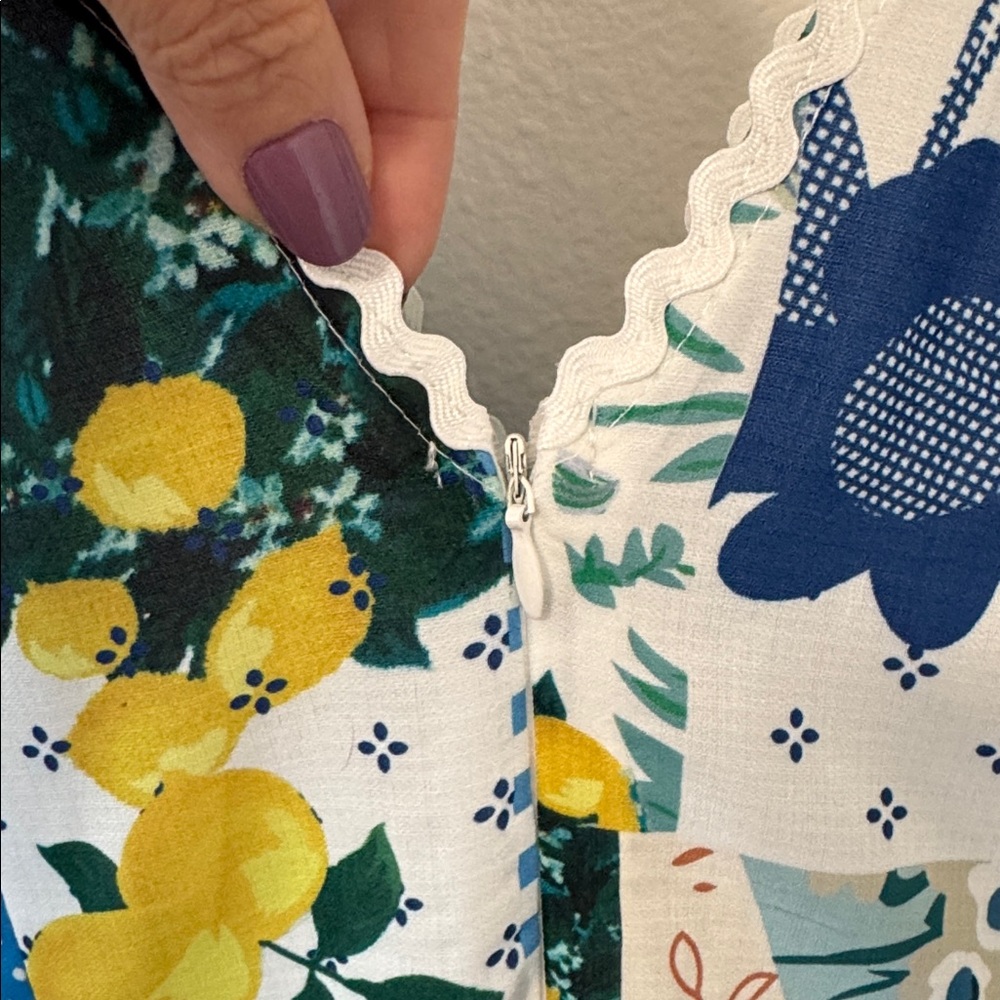 Floral Patchwork Maxi Dress - Picture 4 of 5